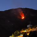 Incendio a Maiori, fiamme in località Timbone: intervento tempestivo di Vigili del Fuoco e Protezione Civile