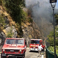 Incendio a Pontone, fiamme su galleria/FOTO