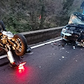 Incidente a Ravello: moto contro auto, giovani in ospedale [FOTO]