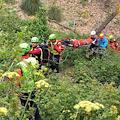 Incidente durante escursione all'ex convento di Cospiti, intervento dell'elicottero di soccorso