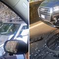 Incidente tra due auto al Valico di Chiunzi / FOTO 