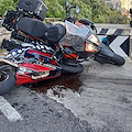 Incidente tra due moto sulla Meta-Amalfi [FOTO]