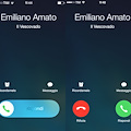 Iphone e le sue due schermate di risposta