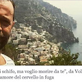 “Italia fai schifo, ma voglio morire da te”, da Fabio Volo la lettera d’amore del cervello in fuga