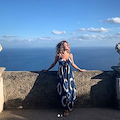 L’attrice messicana Laura Palma innamorata della Terrazza dell’Infinito a Ravello