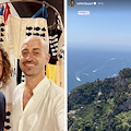 L'ex capitano del Barcellona Carles Puyol si rilassa tra Amalfi e Ravello