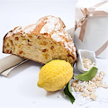 La colomba al limone di Pansa in carta a mano d'Amalfi /FOTO