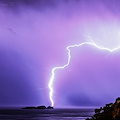 La furia del cielo sopra Li Galli: fulmini catturati a Positano dall'obiettivo di Fabio Fusco