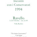 La meglio gioventù di Ravello 25 anni fa: quando nel 1994 si pensò agli “Incontri con i Conservatori”