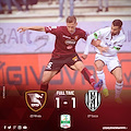 La Salernitana delude le attese: col Cesena soltanto pari