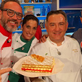 La torta diplomatica di Sal De Riso con vaniglia e cioccolato bianco