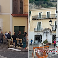 La troupe di "The Equalizer 3" a Minori, set in allestimento per le imminenti riprese e divieto di transito in alcune zone