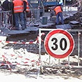 Lavori di sistemazione in Corso Mazzini