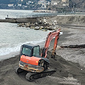 Maiori, fino all'8 aprile interdetto accesso a spiaggia per ripristino condotta lesa da mareggiata 