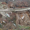 Maltempo: a Scala frana la strada montana del Senite [FOTO]