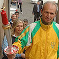 "Maratona San Pio", a Cava la Fiaccola di Lolek