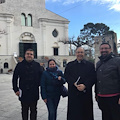 Marco Frisina in visita nella Città della Musica: incantato da organo del Duomo e Villa Rufolo