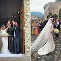 Matrimonio da sogno per Dora e Guglielmo all'Hotel Caruso di Ravello /foto