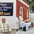 Mimmo Spagnolo compie 100 anni a Monteroni di Lecce, festa in casa con messa officiata dal nipote sacerdote 