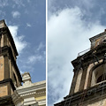 Minori, lavori acrobatici al campanile di Santa Trofimena