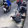 Moto contro scooter, incidente sulla Ravello-Castiglione [FOTO]