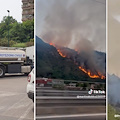 Napoli, incendio ai Camaldoli: 100 operatori della Protezione Civile regionale al lavoro e 3 mezzi aerei impegnati