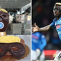 Napoli sempre più vicino allo scudetto: la Pasticceria Gambardella dedica una torta a Victor Osimhen