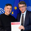 Padre Enzo Fortunato a Bruxelles incontra presidente Parlamento Europeo: «Insieme per l’ambiente nel Manifesto di Assisi» 