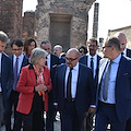 Pompei, visita del Ministro Sangiuliano e della Commissaria Ue Ferreira: «Un museo diffuso per valorizzare i siti archeologici»