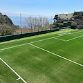 Positano, continuano i lavori di ammodernamento del campo sportivo a Montepertuso