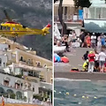 Positano, donna accusa improvviso malore: immediati i soccorsi /foto / video