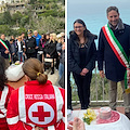 Positano, inaugurata la panchina in memoria delle vittime della strada. Sindaco: «Ci invita a riflettere sulla vita»