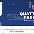 Positano: "Quattro Parole", appunti per una educazione sentimentale 