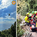 Positano, turista scivola e si infortuna sul Sentiero degli Dei: interviene l'elisoccorso 118 