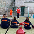 Prevenzione incendi: al campo scuola Millenium Costa d'Amalfi lezioni teoriche e pratiche [FOTO]