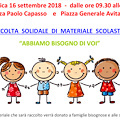 Progetto per la scuola: una domenica di solidarietà ad Agerola