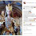 Quando Stefano Gabbana omaggiò su Instagram i paramenti sacri della statua di Santa Maria a mare di Maiori