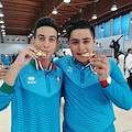 Raffa, il cavese Francesco e lo scafatese Alfonso campioni Italiani Under 18 nella specialità Coppia