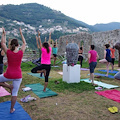 Ravello, ancora Yoga al sito archeologico della Santissima Trinità 