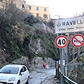 Ravello: riaperta ufficialmente la strada alle porte del paese, sulla frana si continua a lavorare