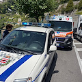 Ravello: scooter scivola sulle bande sonore, coppia al Pronto soccorso