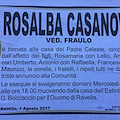 Ravello: si è spenta la signora Rosalba Casanova, domani sera i funerali