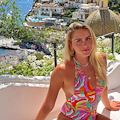 Relax tra Positano e Capri per l'influencer Valentina Ferragni, sorella minore di Chiara 