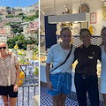 Relax tra Positano e Minori per le calciatrici norvegesi Emilie Haavi e Guro Reiten