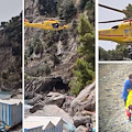 Rischia di annegare a Positano, turista trasferito in elicottero in ospedale