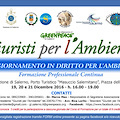 Salerno: 19-21 dicembre corso di aggiornamento sul diritto ambientale