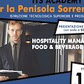 Sorrento: 13 novembre la presentazione dei corsi di Hospitality Manager e Food & Beverage Expert