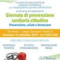 Sorrento, domani "Giornata di prevenzione sanitaria cittadina"