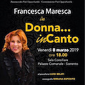 Sorrento, stasera il concerto "Donna in... Canto"