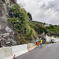 Statale Amalfitana: iniziata bonifica roccia a Cetara. Entro 19 novembre via ultimo semaforo [FOTO]